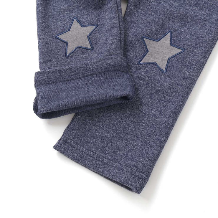 【お揃い】ボーダー星パッチインレイロングパンツ(70~90cm) | fillot de bébé réduction | 詳細画像9 