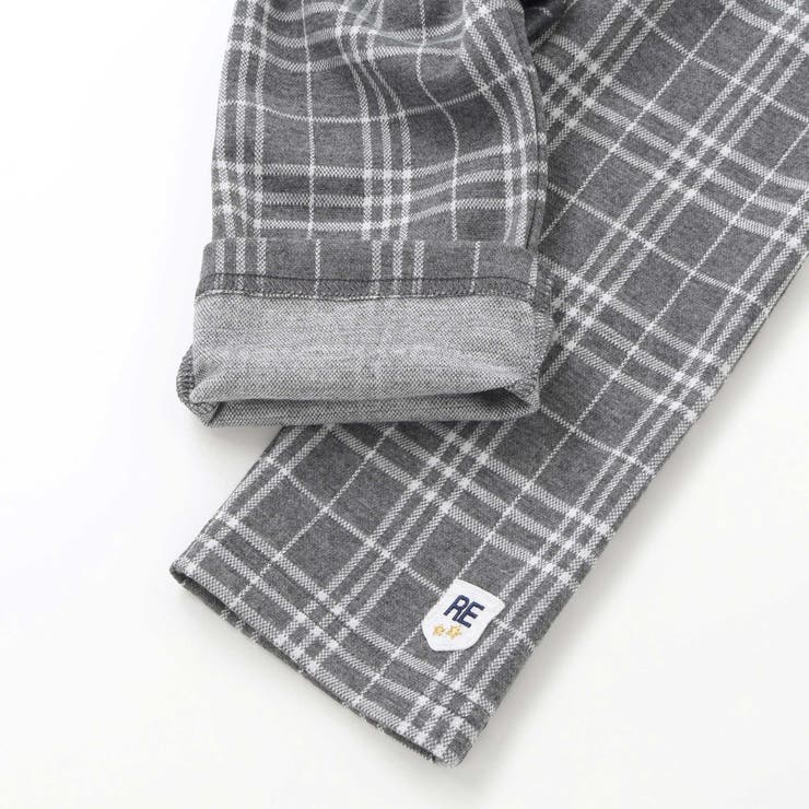 チェック柄ジャガードロングパンツ(70~90cm) | fillot de bébé réduction | 詳細画像8 