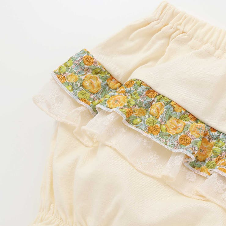 【お揃い】リバティプリント花柄フリル付きブルマ(60~90cm) | fillot de bébé réduction | 詳細画像13 