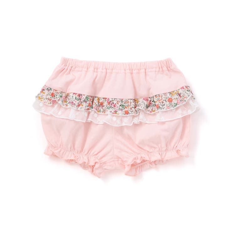 【お揃い】リバティプリント花柄フリル付きブルマ(60~90cm) | fillot de bébé réduction | 詳細画像2 