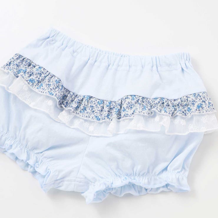 【お揃い】リバティプリント花柄フリル付きブルマ(60~90cm) | fillot de bébé réduction | 詳細画像6 