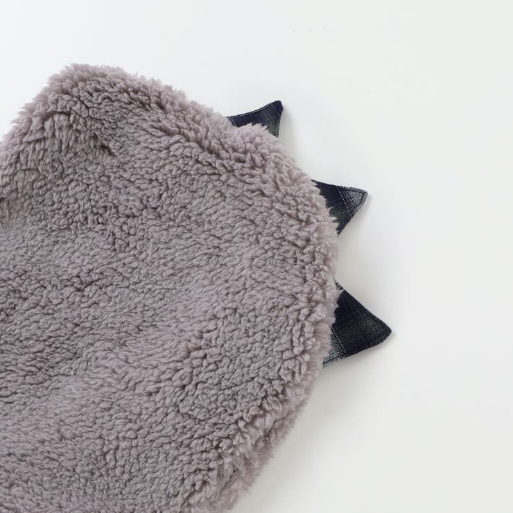 【お揃い】モコモコ耳付きフードフリースベスト(60~90cm) | fillot de bébé réduction | 詳細画像19 