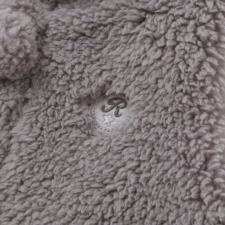 【お揃い】モコモコ耳付きフードフリースベスト(60~90cm) | fillot de bébé réduction | 詳細画像22 