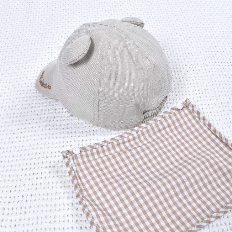 【UVカット 】ミミ付キャップ(44~48cm) | fillot de bébé réduction | 詳細画像15 
