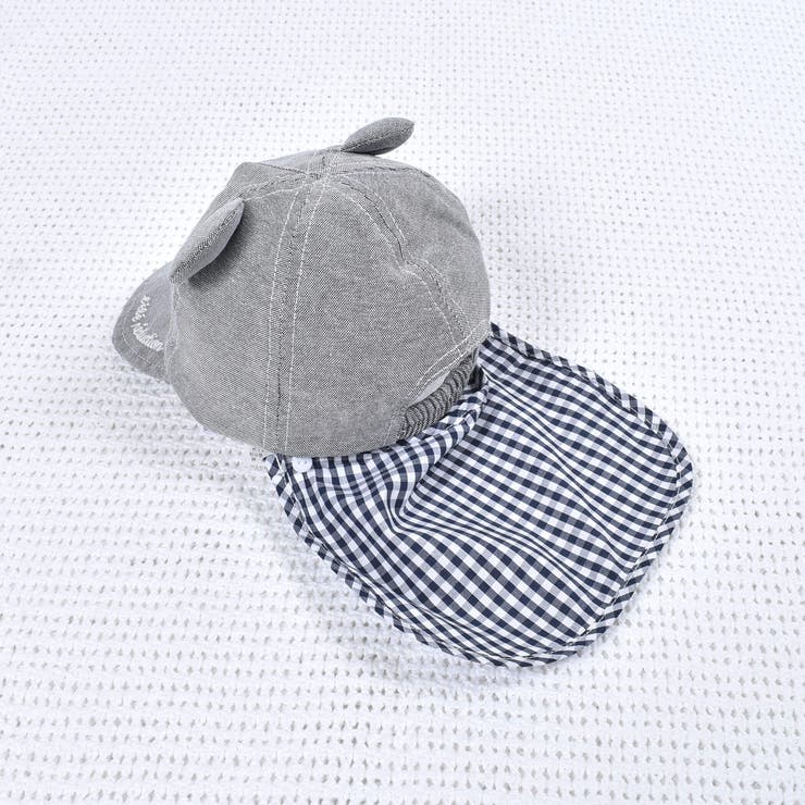 【UVカット 】ミミ付キャップ(44~48cm) | fillot de bébé réduction | 詳細画像4 