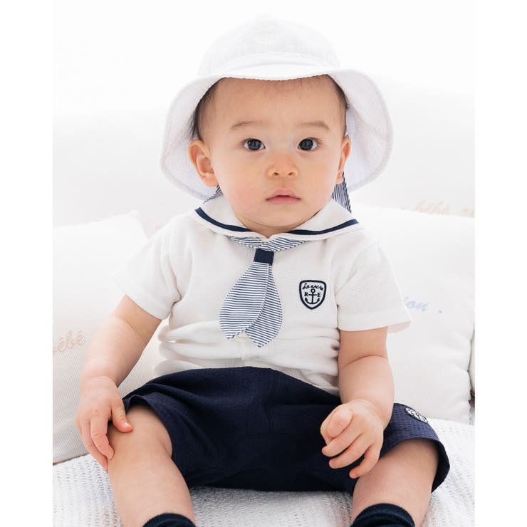 【 UVカット 】マリンハット (44~50cm) | fillot de bébé réduction | 詳細画像2 