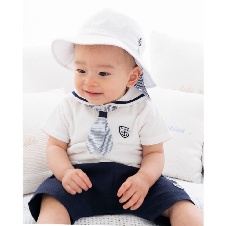 【 UVカット 】マリンハット (44~50cm) | fillot de bébé réduction | 詳細画像3 