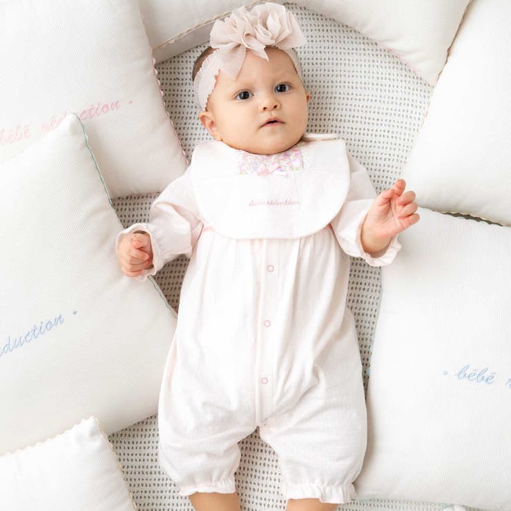 レーシー花柄切り替えスタイ | fillot de bébé réduction | 詳細画像2 