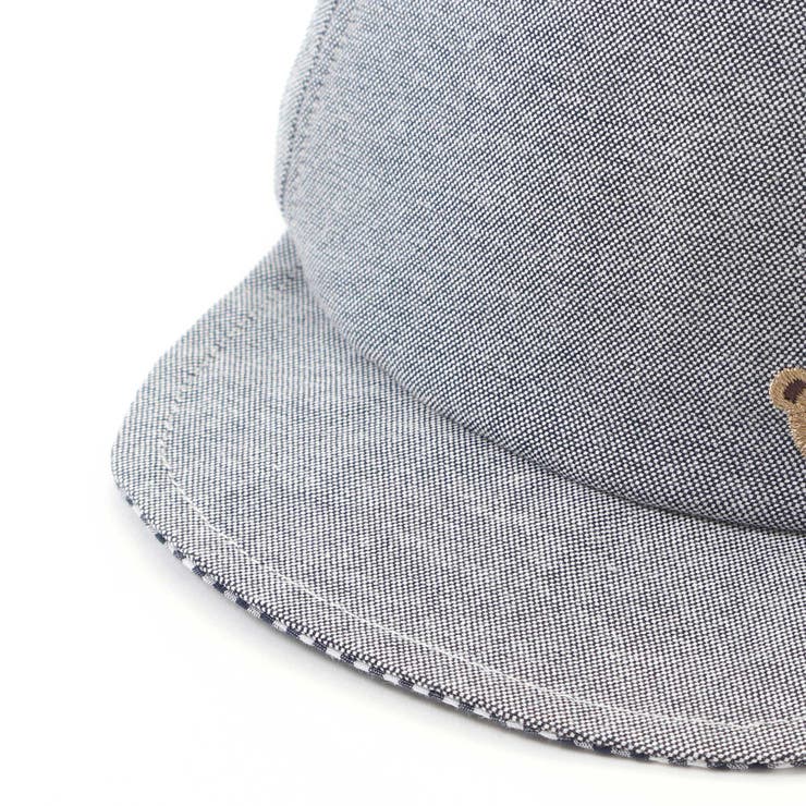 【 UVカット 】オックスくま耳日よけ付きキャップ(44~50cm) | fillot de bébé réduction | 詳細画像10 