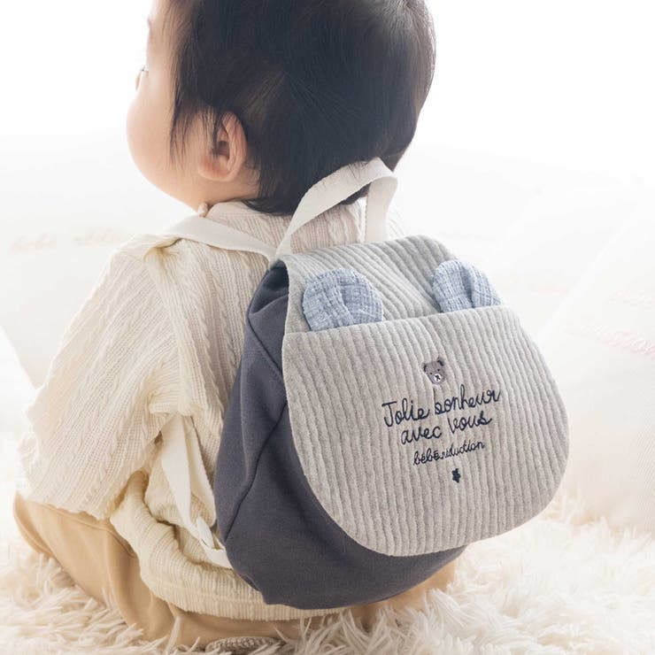 ミニ裏毛クマ耳リュック | fillot de bébé réduction | 詳細画像1 