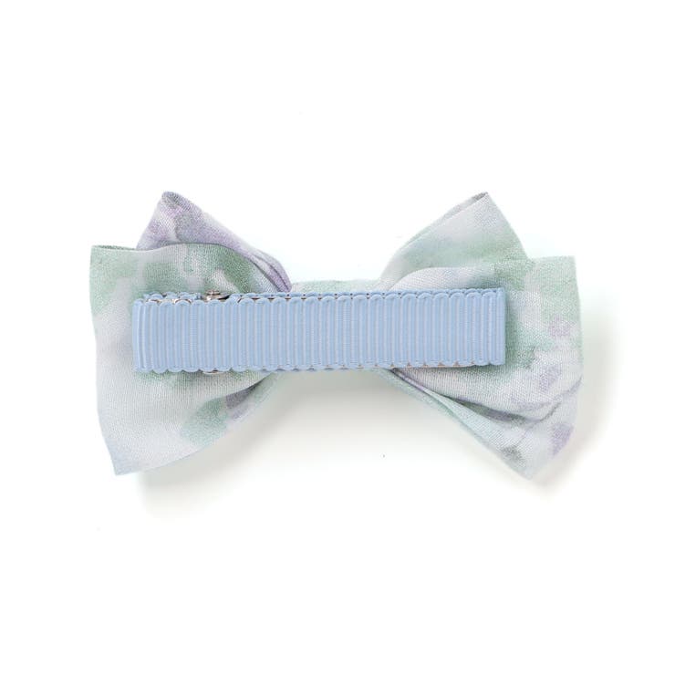 花柄シフォンリボンヘアクリップ | fillot de bébé réduction | 詳細画像3 