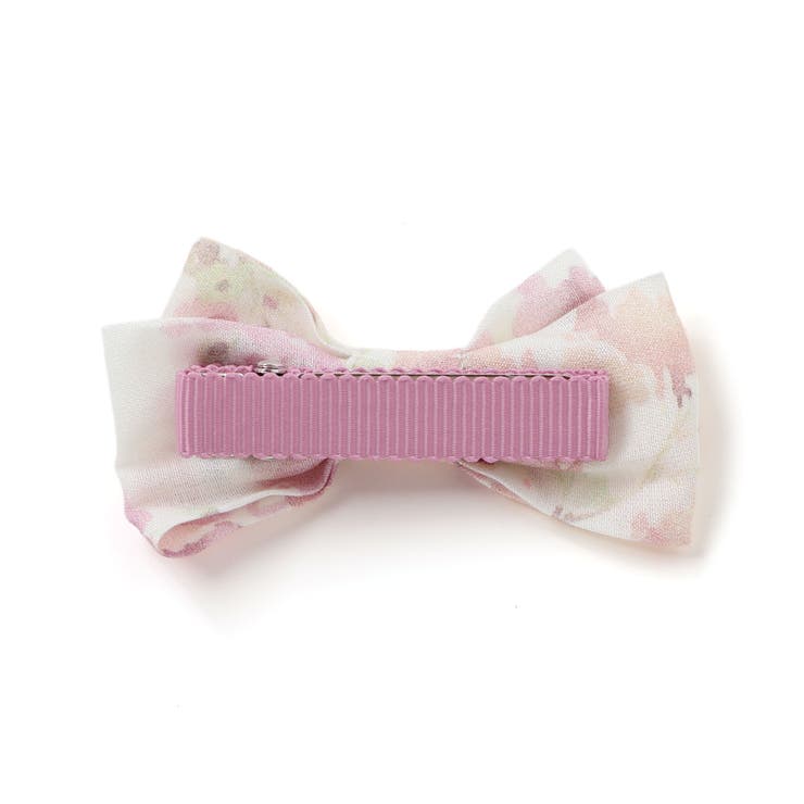 花柄シフォンリボンヘアクリップ | fillot de bébé réduction | 詳細画像5 