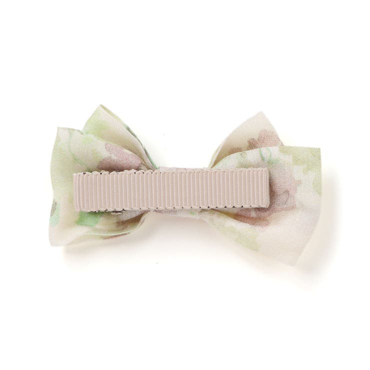 花柄シフォンリボンヘアクリップ | fillot de bébé réduction | 詳細画像7 