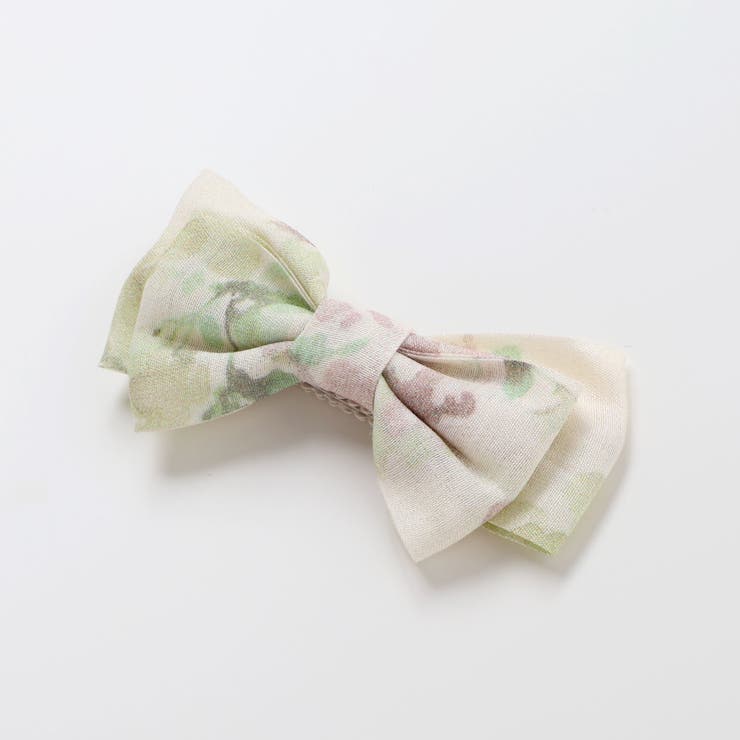 花柄シフォンリボンヘアクリップ | fillot de bébé réduction | 詳細画像8 