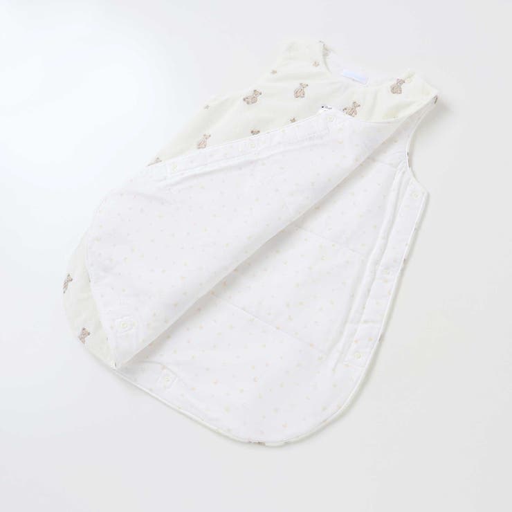 【お揃い】マイクロフリースクマ刺しゅうスリーパー(50~90cm) | fillot de bébé réduction | 詳細画像8 