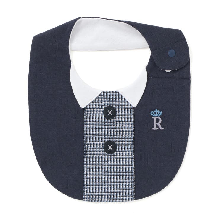 ネイビー | 【お揃い】襟付きセレモニースタイ | fillot de bébé réduction