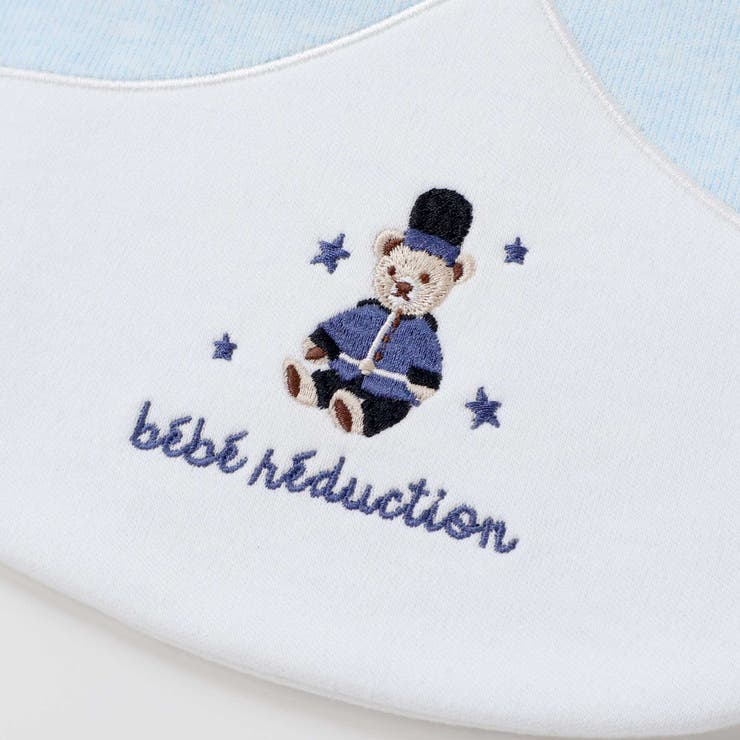 【お揃い】ニット切り替えアニマルモチーフスタイ | fillot de bébé réduction | 詳細画像8 