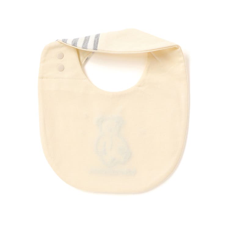 裏毛クマパッチ刺しゅうスタイ | fillot de bébé réduction | 詳細画像4 