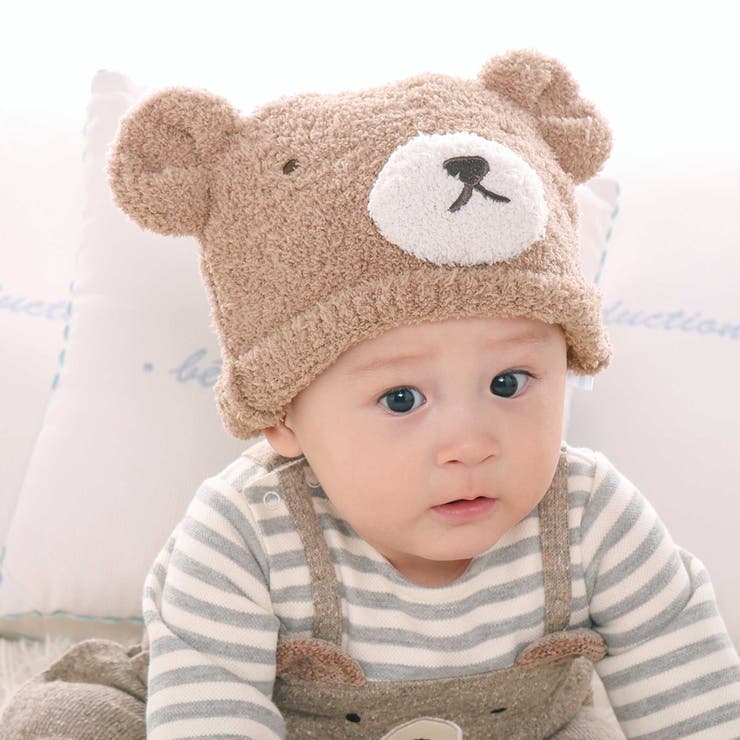 クママシュマロニット帽(44~46cm) | fillot de bébé réduction | 詳細画像1 