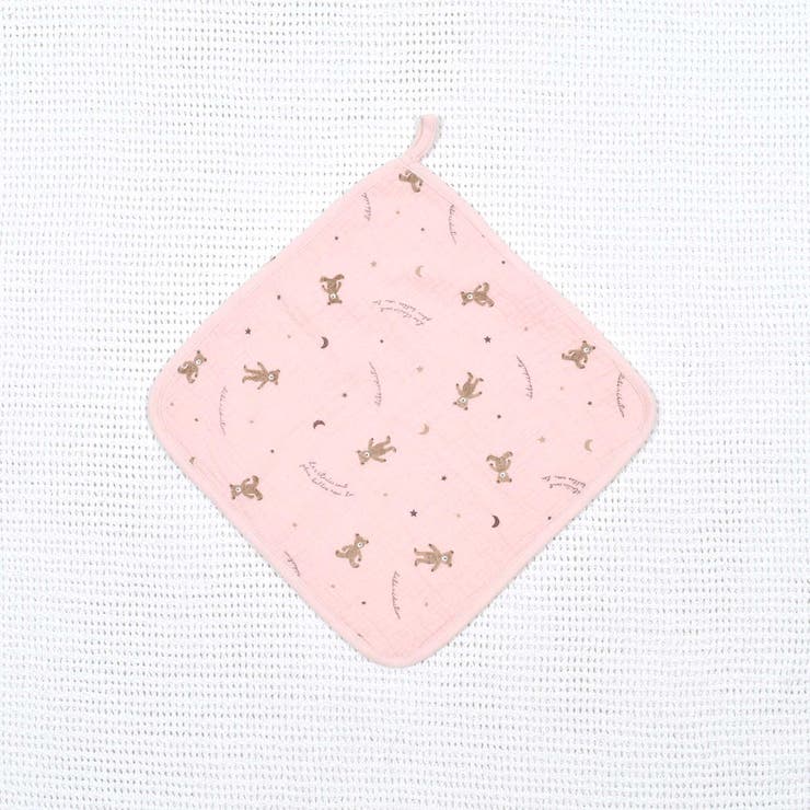 ガーゼクマプリントハンドタオル | fillot de bébé réduction | 詳細画像2 