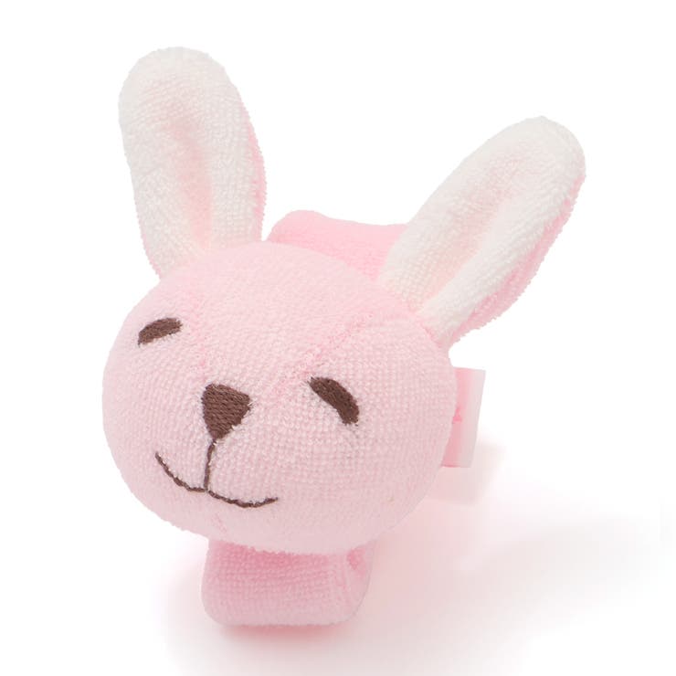 ピンク | 【日本製】クマウサギリストバンドラトル | fillot de bébé réduction