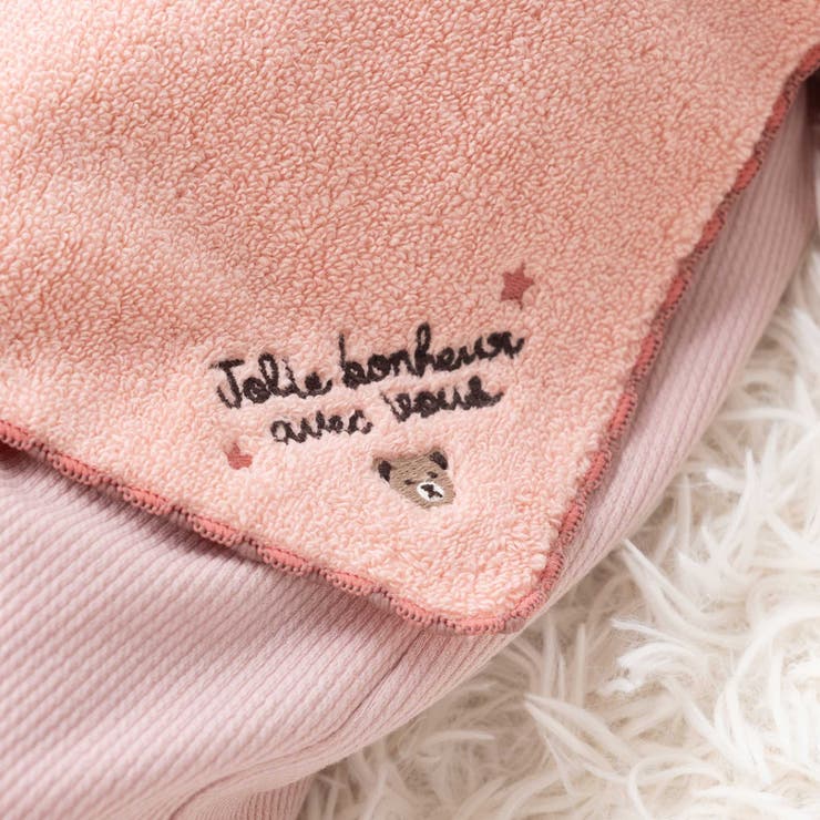 ルウちゃん刺しゅうパイルハンカチ | fillot de bébé réduction | 詳細画像3 