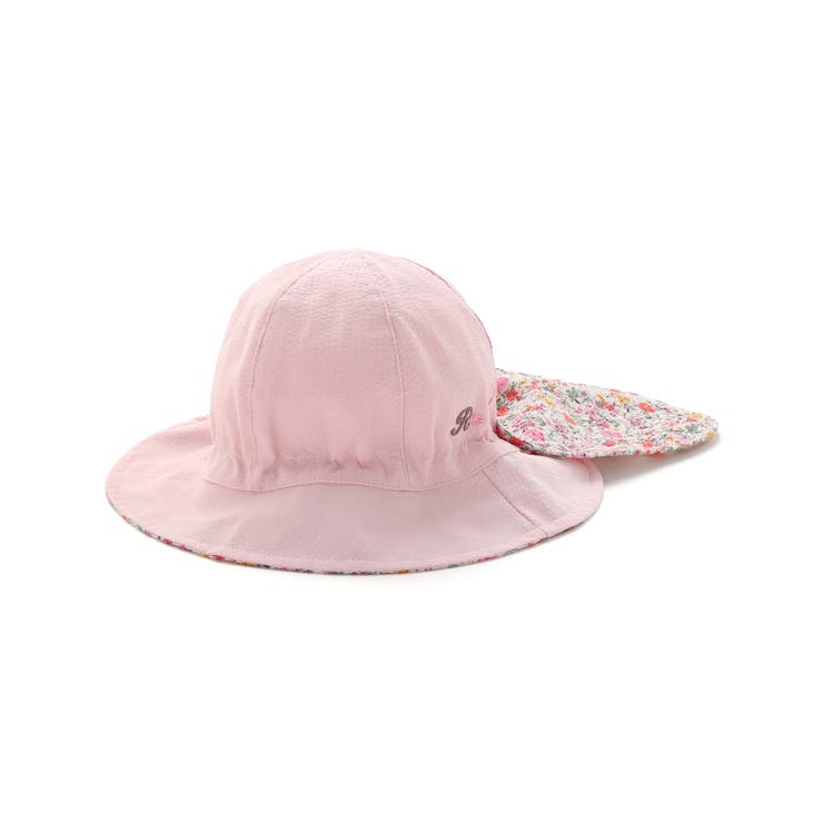 【 UVカット 】【お揃い】リバティプリントリボン日よけ付きハット(46~50c… | fillot de bébé réduction | 詳細画像13 