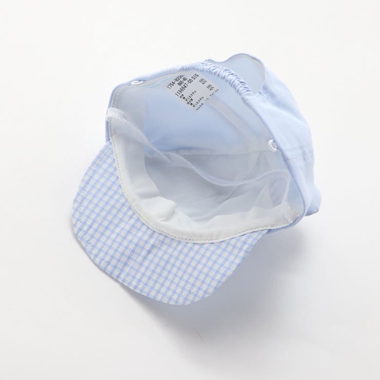 【 UVカット 】オックスくま耳日よけ付きキャップ(44~50cm) | fillot de bébé réduction | 詳細画像8 