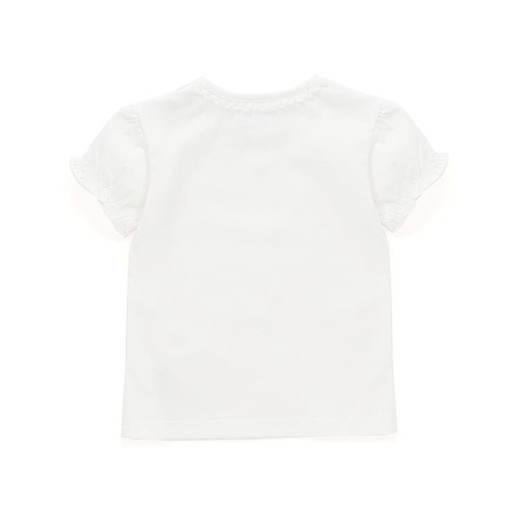 天竺パフスリープ半袖Tシャツ(70~90cm) | fillot de bébé réduction | 詳細画像3 