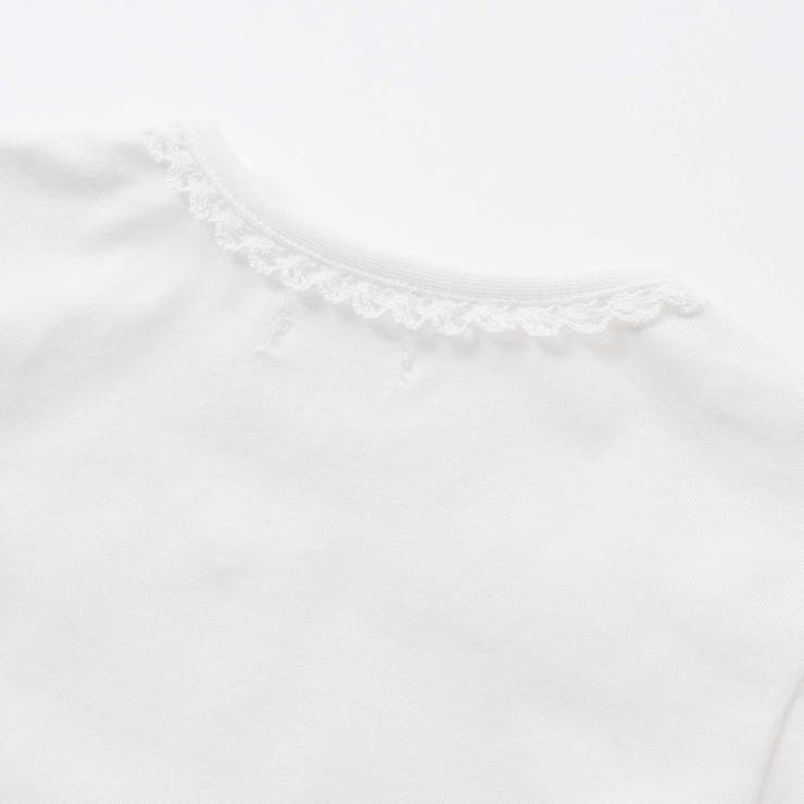 天竺パフスリープ半袖Tシャツ(70~90cm) | fillot de bébé réduction | 詳細画像5 