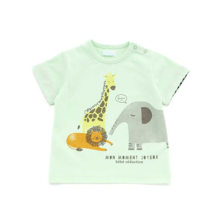 天竺アニマルプリントTシャツ(70~90cm) | fillot de bébé réduction | 詳細画像13 