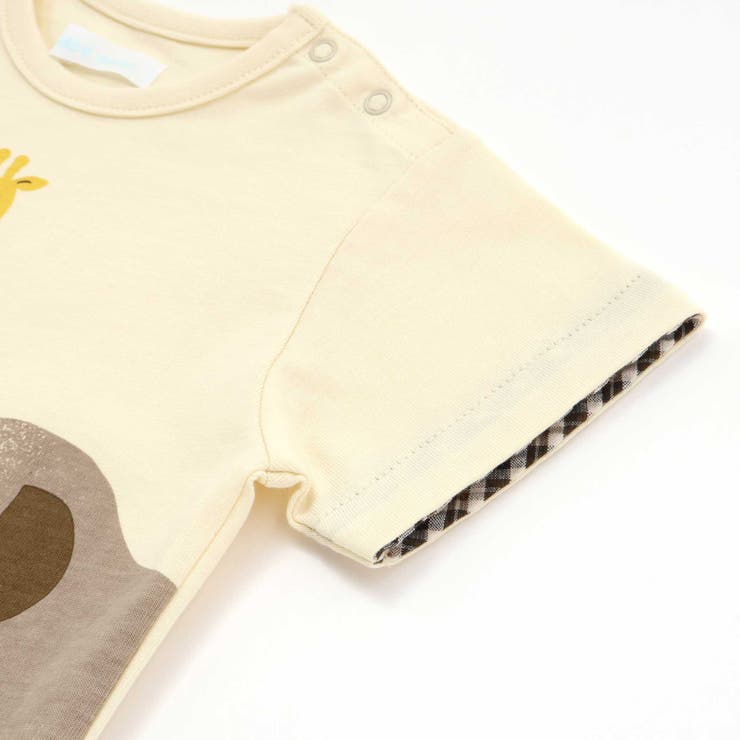 天竺アニマルプリントTシャツ(70~90cm) | fillot de bébé réduction | 詳細画像8 