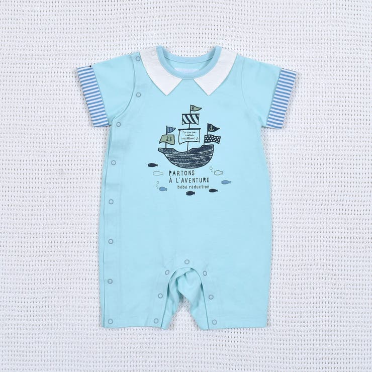 海モチーフカバーオール(70~80cm) | fillot de bébé réduction | 詳細画像8 