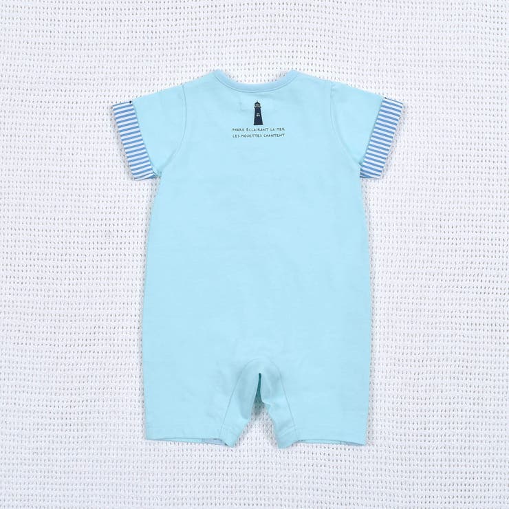 海モチーフカバーオール(70~80cm) | fillot de bébé réduction | 詳細画像9 