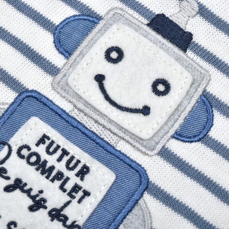 ボーダーロボット2WAYオール(50~75cm) | fillot de bébé réduction | 詳細画像6 