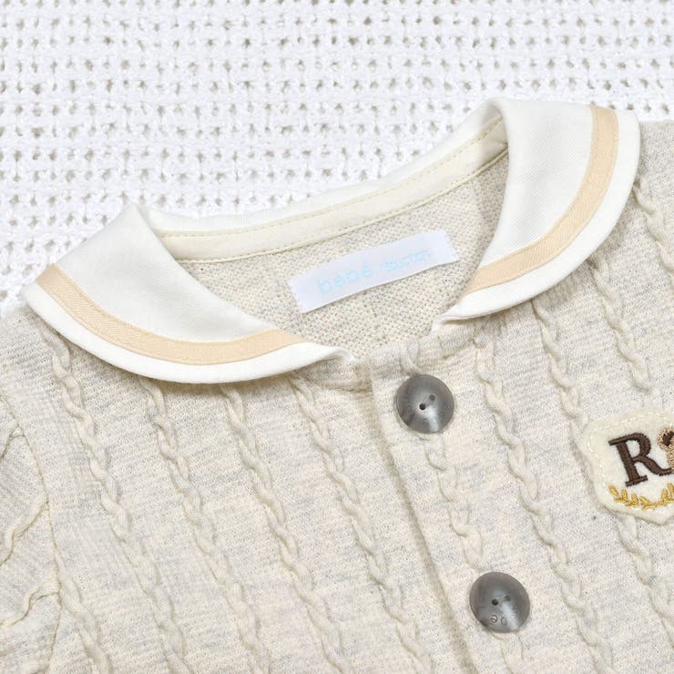 ラルフローレン ニットカバーオール 80cm 80s USA製 Ralph Lauren