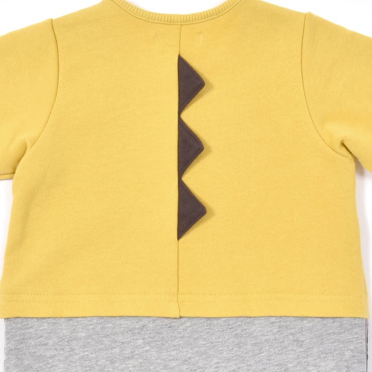 裏毛恐竜パッチカバーオール(70~80cm) | fillot de bébé réduction | 詳細画像11 