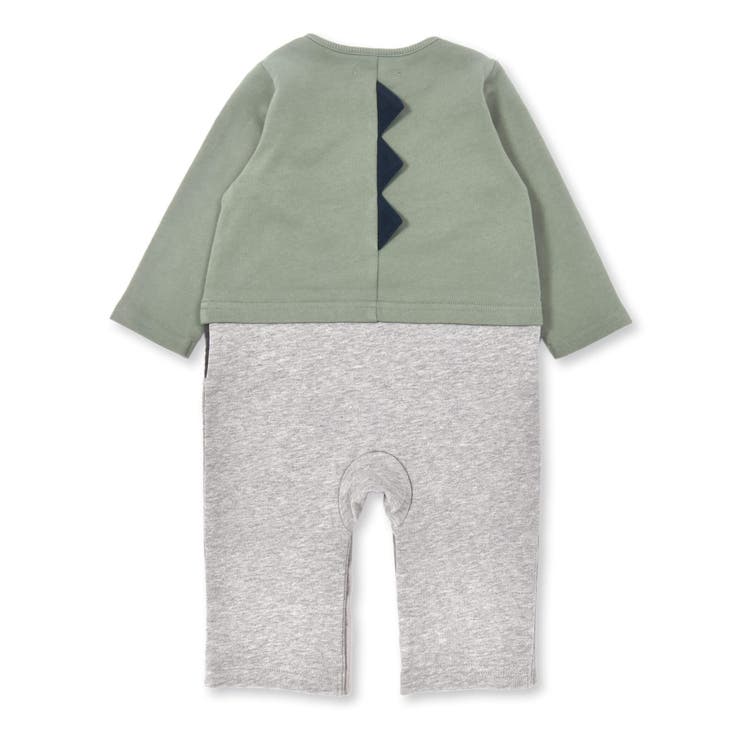 裏毛恐竜パッチカバーオール(70~80cm) | fillot de bébé réduction | 詳細画像14 