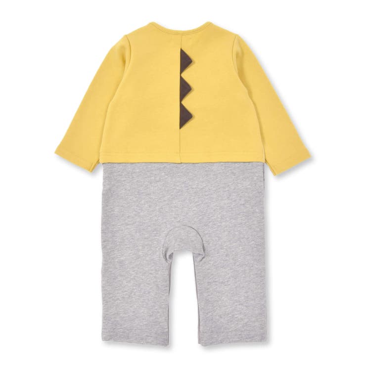 裏毛恐竜パッチカバーオール(70~80cm) | fillot de bébé réduction | 詳細画像8 