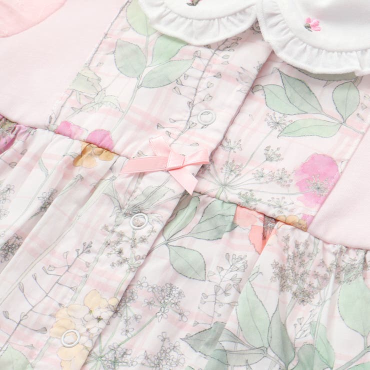 リバティプリントタナローンスカート付きカバーオール | fillot de bébé réduction | 詳細画像11 