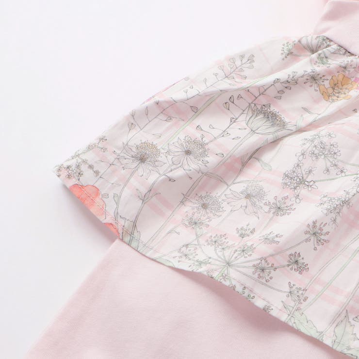 リバティプリントタナローンスカート付きカバーオール | fillot de bébé réduction | 詳細画像13 