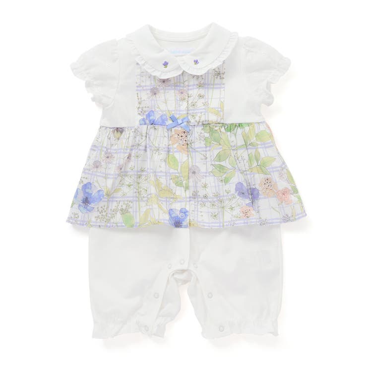 リバティプリントタナローンスカート付きカバーオール | fillot de bébé réduction | 詳細画像17 