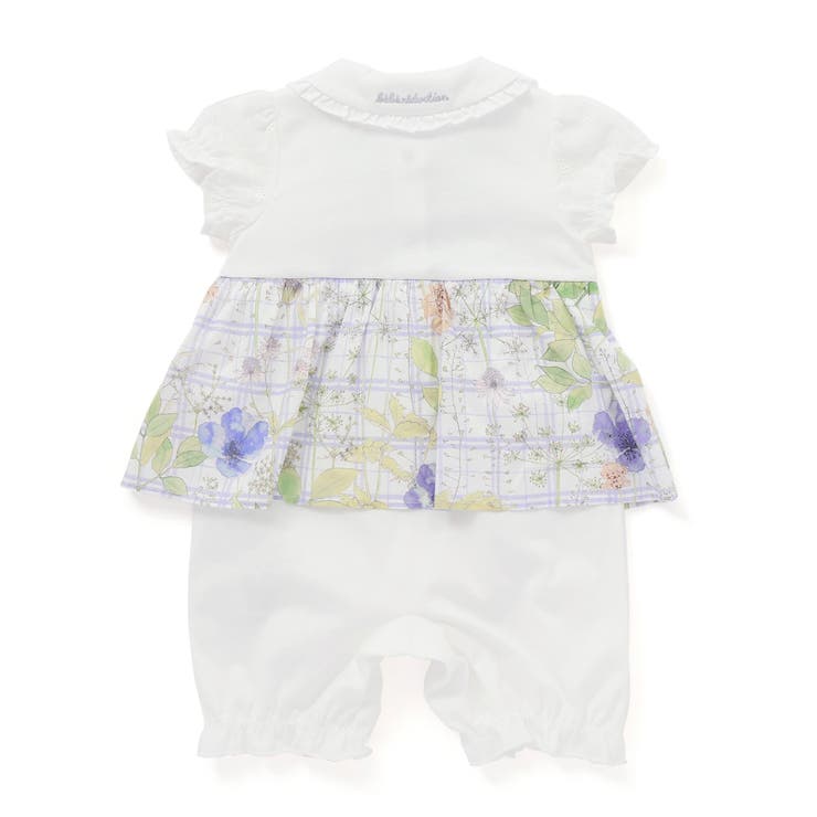 リバティプリントタナローンスカート付きカバーオール | fillot de bébé réduction | 詳細画像18 