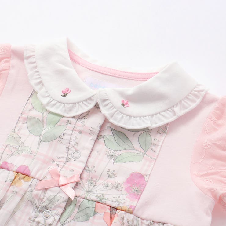 リバティプリントタナローンスカート付きカバーオール | fillot de bébé réduction | 詳細画像9 