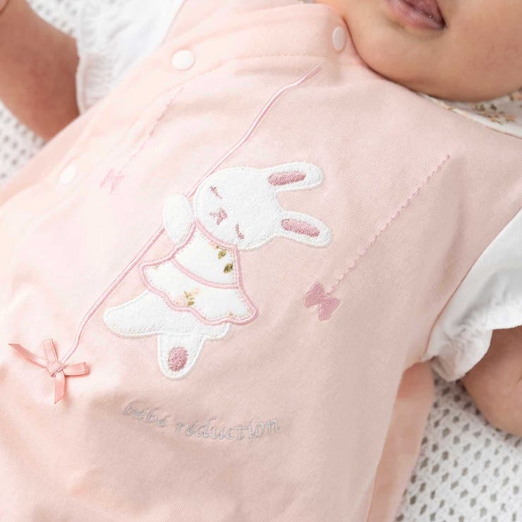 天竺ウサギパッチ2WAYオール(50~75cm) | fillot de bébé réduction | 詳細画像3 