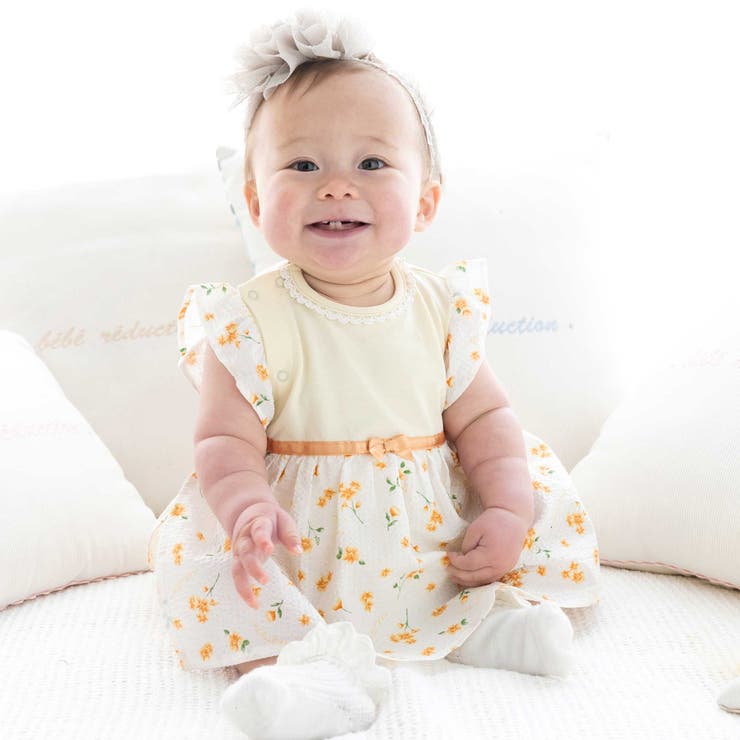 花柄リップルスカートボディミニ(70~80cm) | fillot de bébé réduction | 詳細画像5 