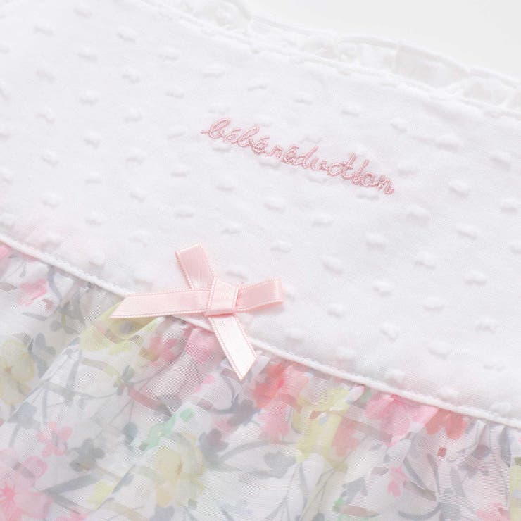 オーガンジー花柄プリントチュニック＋カバーオールセット(70~80cm) | fillot de bébé réduction | 詳細画像17 