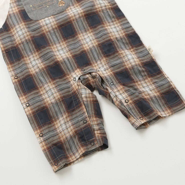 【お揃い/オーガニック】チェックカバーオール | fillot de bébé réduction | 詳細画像10 