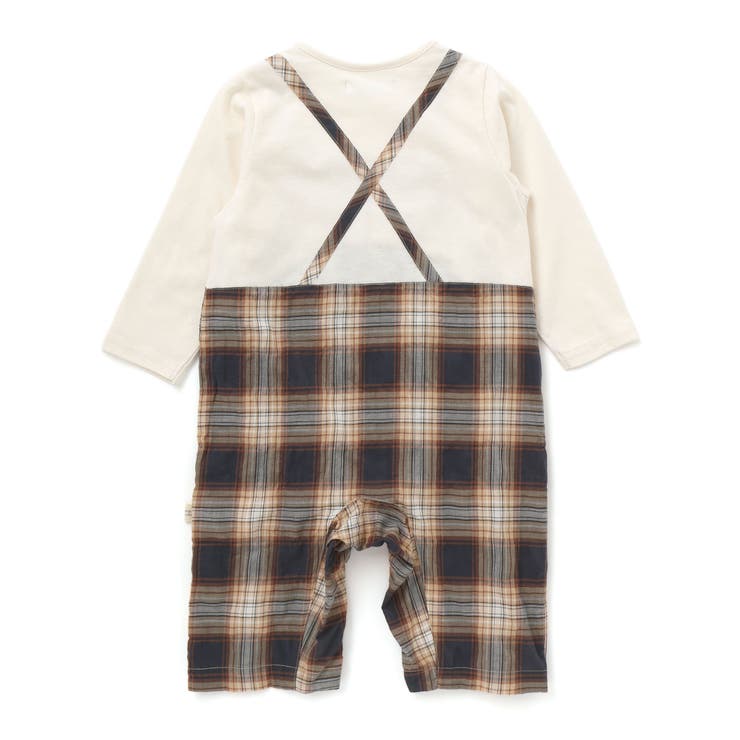 【お揃い/オーガニック】チェックカバーオール | fillot de bébé réduction | 詳細画像5 