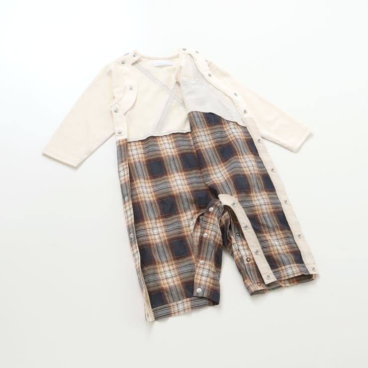 【お揃い/オーガニック】チェックカバーオール | fillot de bébé réduction | 詳細画像8 